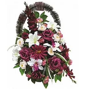 Ритуальная корзина "Полуваза" серии "Элит" №02